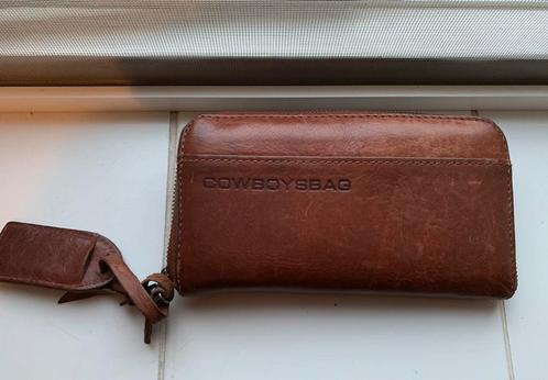 Cowboysbag portemonnee cognac, Sieraden, Tassen en Uiterlijk, Portemonnees, Gebruikt, Bruin, Ophalen of Verzenden