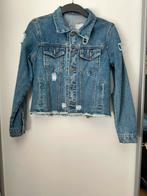 Spijkerkas / spijkerjack maat xs, Ophalen of Verzenden, Zo goed als nieuw, Maat 34 (XS) of kleiner, Blauw