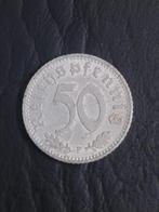 50 Reichspfennig 1944 F HK, Duitsland, Ophalen of Verzenden, Losse munt