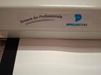 Projecta projectiescherm 180x160 cm, Ophalen, Handmatig, Gebruikt