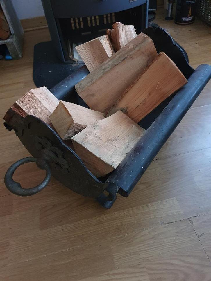 Brandhout bak of Robuuste Lectuur bak, Huis en Inrichting, Woonaccessoires | Krantenbakken en Lectuurbakken, Gebruikt, Ophalen