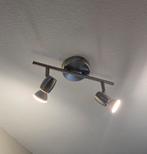 TEAB Dubbele spot, incl. GU10 LED lampjes, Ophalen of Verzenden, Zo goed als nieuw, Metaal of Aluminium, Led