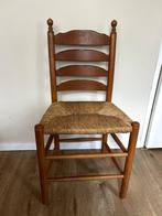 Houten stoel, Huis en Inrichting, Stoelen, Ophalen, Riet of Rotan, Gebruikt, Bruin