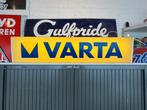 VARTA Accu oude garage reclame lichtbak, Ophalen, Gebruikt, ., Lichtbak of (neon) lamp