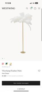 Westwing feather palm lamp, Huis en Inrichting, Lampen | Vloerlampen, Ophalen, Nieuw, Minder dan 100 cm