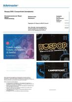 Camperticket (Staanplaats) Bospop, Tickets en Kaartjes, Eén persoon, Meerdaags