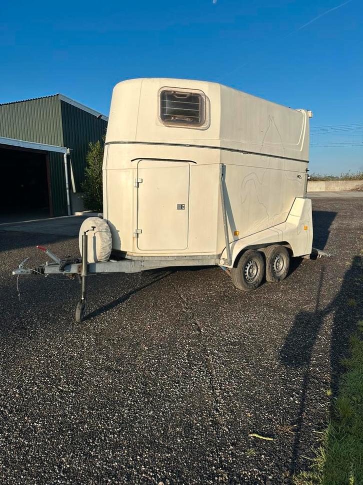 Nette 2 paardstrailer, Dieren en Toebehoren, Paarden en Pony's | Overige Paardenspullen, Gebruikt, Overige soorten, Ophalen