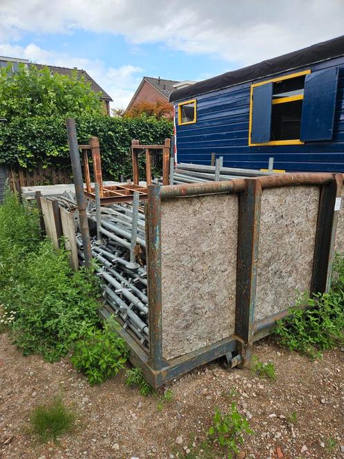 Kwikform Gevelsteiger - Compleet - Gegalvaniseerd, Doe-het-zelf en Verbouw, Steigers, Gebruikt, Gevelsteiger, 5 meter of hoger