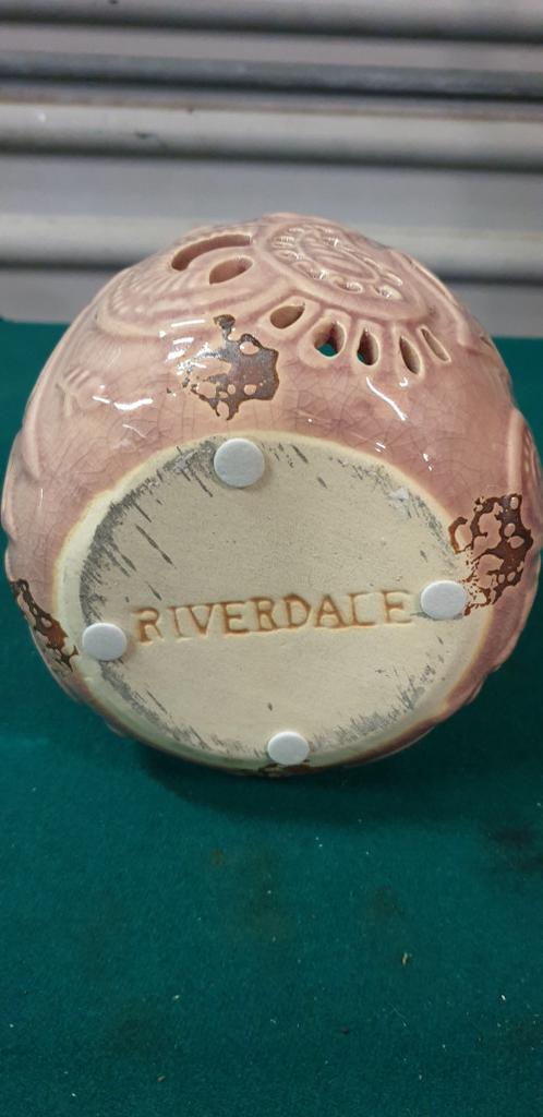 waxinelichthouder oud roze riverdale, Huis en Inrichting, Ophalen of Verzenden, 'T Olde Gre-j, Info@toldegrej.nl, Endepoelstraat 20f Didam