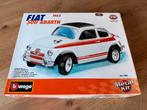 Modelbouwset Fiat 500 Abarth 1:16 Metaal  Burago, Overige merken, Auto, Groter dan 1:32, Nieuw