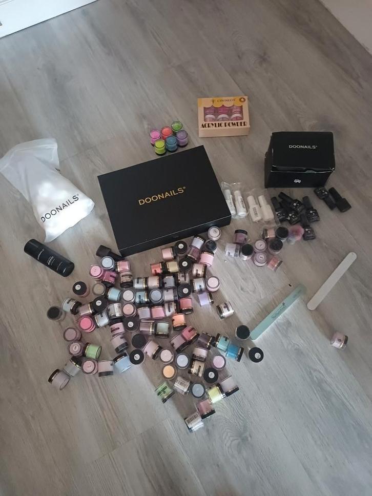 Groot Nagelspullen Pakket + Doonails Starterset, Sieraden, Tassen en Uiterlijk, Uiterlijk | Cosmetica en Make-up, Gebruikt, Toebehoren