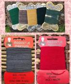 Maaswol - Scheepjeswol 5 kaartjes - Modinetje Rood Grijs, Ophalen of Verzenden, Zo goed als nieuw, Garen of Naald(en)