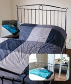 Ikea bedframe + lattenbodem, Verstelbaar, Zo goed als nieuw, Twijfelaar, 200 cm