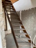 Houten trap 217x61x268, Doe-het-zelf en Verbouw, Ladders en Trappen, Ophalen, Gebruikt, Trap, 2 tot 4 meter