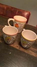 3x blond mok, Huis en Inrichting, Keuken | Servies, Ophalen, Blond Amsterdam, Zo goed als nieuw, Kop(pen) en/of Schotel(s)
