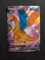 Pokemon Charizard V SWSH050 Black Star Promo Excellent, Hobby en Vrije tijd, Verzenden, Zo goed als nieuw, Losse kaart, Foil