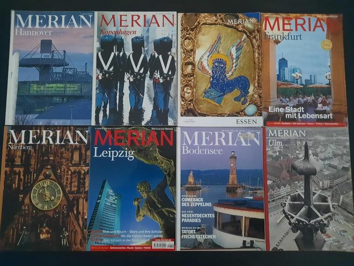 heel veel MERIAN  tijdschriften voor weinig, Boeken, Reisgidsen, Gelezen, Reisgids of -boek, Europa, Overige merken, Ophalen of Verzenden