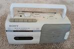 Sony CFM10L Radio Cassette Recorder wit, Ophalen of Verzenden, Gebruikt, Radio