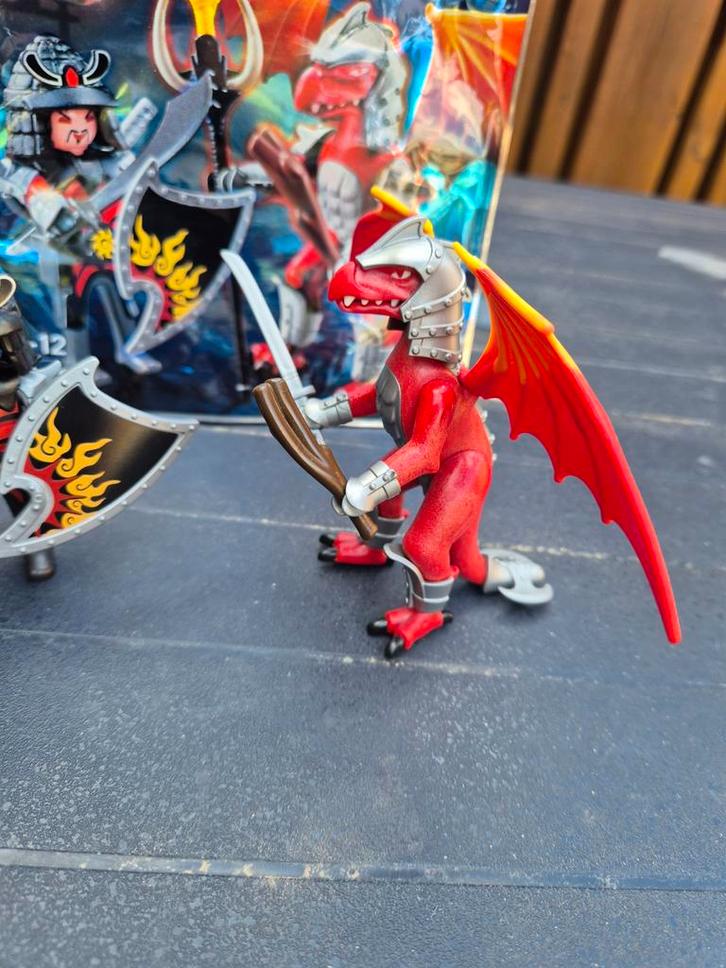 Playmobil Dragons 5463  Vuurdraak met Samoerai, Kinderen en Baby's, Speelgoed | Playmobil, Zo goed als nieuw, Complete set, Ophalen of Verzenden