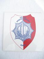 Tegeltje van de politiesportvereniging Breda, Verzamelen, Militaria | Algemeen, Embleem of Badge, Nederland, Overige soorten, Ophalen of Verzenden