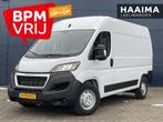 Peugeot Boxer 2.2 BlueHDi L2H2 Zwaar 3.5t 165 PK | Handgesch, Auto's, Bestelauto's, Voorwielaandrijving, Stof, 4 cilinders, Wit