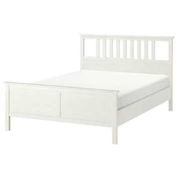 IKEA Hemnes tweepersoons bedframe met Leirsund lattenbodem - afbeelding 3