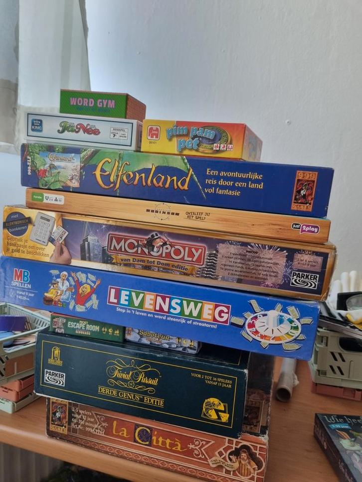 Diverse Bordspellen Collectie, Hobby en Vrije tijd, Gezelschapsspellen | Bordspellen, Gebruikt, Een of twee spelers, Drie of vier spelers