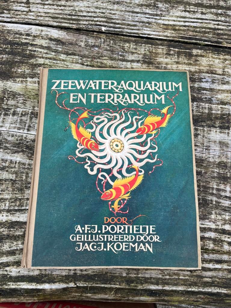Zeewateraquarium en terrarium 1930 verkade incompleet €10, Ophalen of Verzenden, Gelezen, Plaatjesalbum