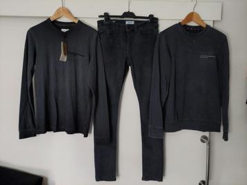spijkerbroek only & sons maat 28 32 2x longsleeve s.oliver s beschikbaar voor biedingen