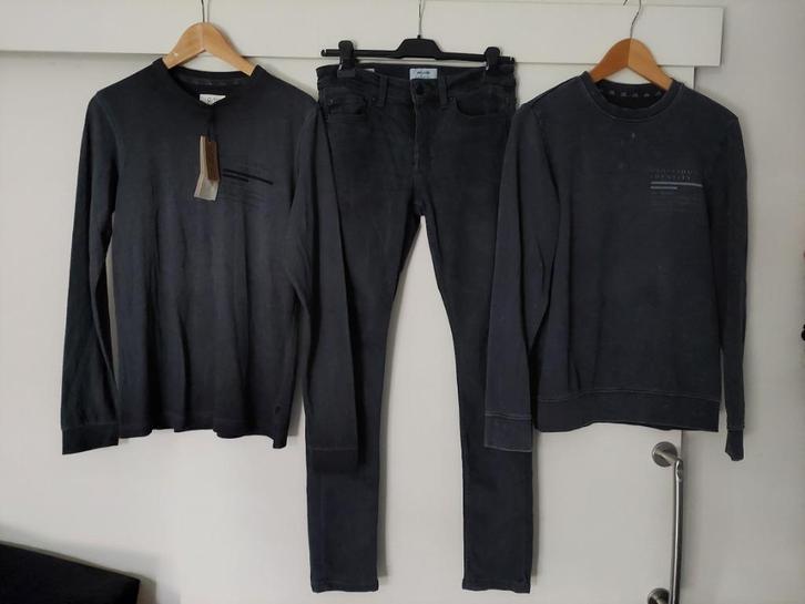 spijkerbroek only & sons maat 28 32 2x longsleeve s.oliver s, Kleding | Heren, Broeken en Pantalons, Zo goed als nieuw, Maat 46 (S) of kleiner