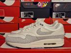 Nike Air Max 1 Safari White Summit - us 10.5 eur 42.5, Kleding | Heren, Schoenen, Wit, Nike, Nieuw, Ophalen of Verzenden