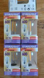 NIEUW : 5 dimbare LED Lampen 6W/600 lumen, Led-lamp, Minder dan 30 watt, Zo goed als nieuw, E27 (groot)