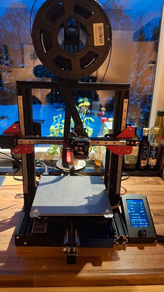 3d printer met vele upgrades, Computers en Software, 3D Printers, Zo goed als nieuw, Ophalen of Verzenden