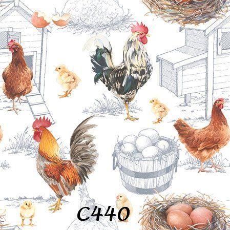 Servetten decoupage/bullet journal – Kippen C440 Uilen C442, Hobby en Vrije tijd, Knutselen, Nieuw, Materiaal, Verzenden