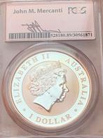 Wedge tailed eagle 2014-P in slab en certificaat, Ophalen of Verzenden, Zilver