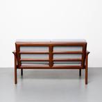 Vintage Deense 2-zits bank ontworpen door Sven Ellekaer, Huis en Inrichting, Ophalen, Hout, Gebruikt, Tweepersoons