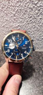 Twee herenhorloges tommy Hilfiger en Armani, Ophalen of Verzenden, Zo goed als nieuw, Staal, Overige merken