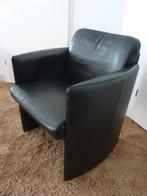 JORI DESIGN  bank 3 zits plus 2 fauteuils / Zwart leer 90s, Huis en Inrichting, Banken | Bankstellen, Ophalen, Post Modern, Gebruikt