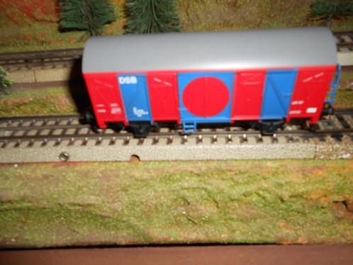 Märklin 4403 Deense goederen wagon in opvallende kleuren, Hobby en Vrije tijd, Modeltreinen | H0, Nieuw, Wagon, Wisselstroom, Märklin