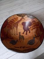 Mooie houten schaal, Schaal, Rond, Ophalen of Verzenden, Zo goed als nieuw