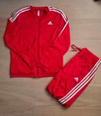 Adidas traingspak maat S rood, Verzenden, Zo goed als nieuw, Zwart