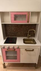 Ikea duktig speelkeuken roze gouden details, Ophalen of Verzenden, Gebruikt, Hout