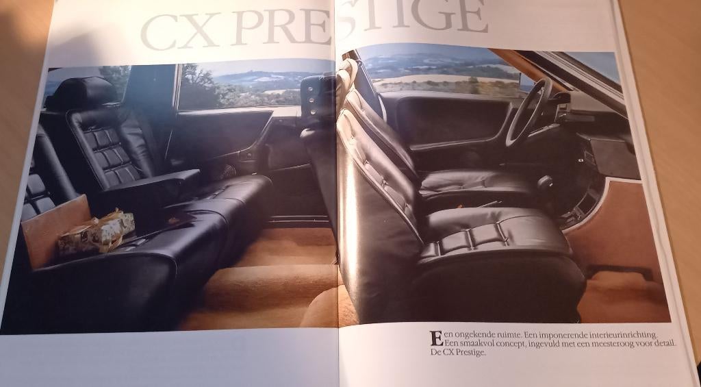 Citroën CX Berline 2400 Pallas, GTI, Prestige brochure 1981, Verzenden, Citroën