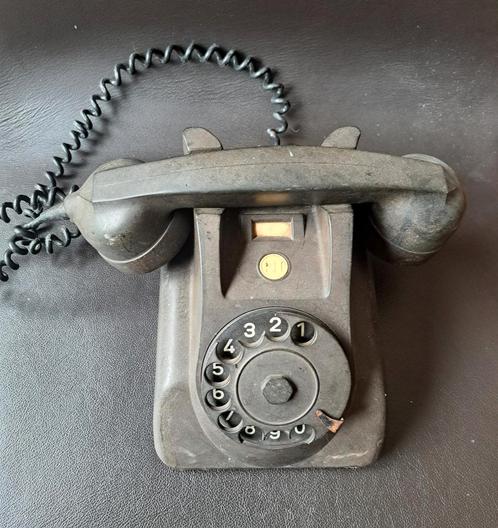 Heemaf bakelieten telefoon (1955), Telecommunicatie, Vaste telefoons | Niet Draadloos, Gebruikt, Ophalen of Verzenden
