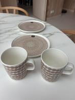 4x MariMekko - Oiva Siirtolapuutarha Servies - Taupe, Nieuw, Ophalen of Verzenden, Bord(en), Overige stijlen