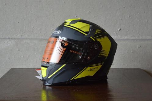 Nieuwe Büse ROCC 341 - grijs/fluor integraalhelm, Motoren, Kleding | Motorhelmen, Dames, Heren, Integraalhelm, Overige merken