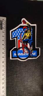 BMX crossfiets usa vintage vinyl sticker, Ophalen of Verzenden, Zo goed als nieuw