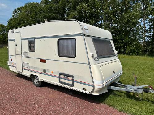 Mooie Burstner Scala 4312 – Voortent —1995 – €2750, Caravans en Kamperen, Caravans, Bedrijf, tot en met 4, 750 - 1000 kg, Treinzit