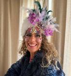 Witte bontmuts voor carnaval, Ophalen of Verzenden, Carnaval