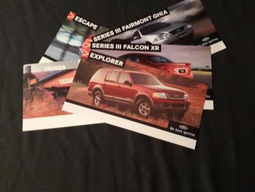  set van 5 promotie kaarten Ford Australia 2000 beschikbaar voor biedingen